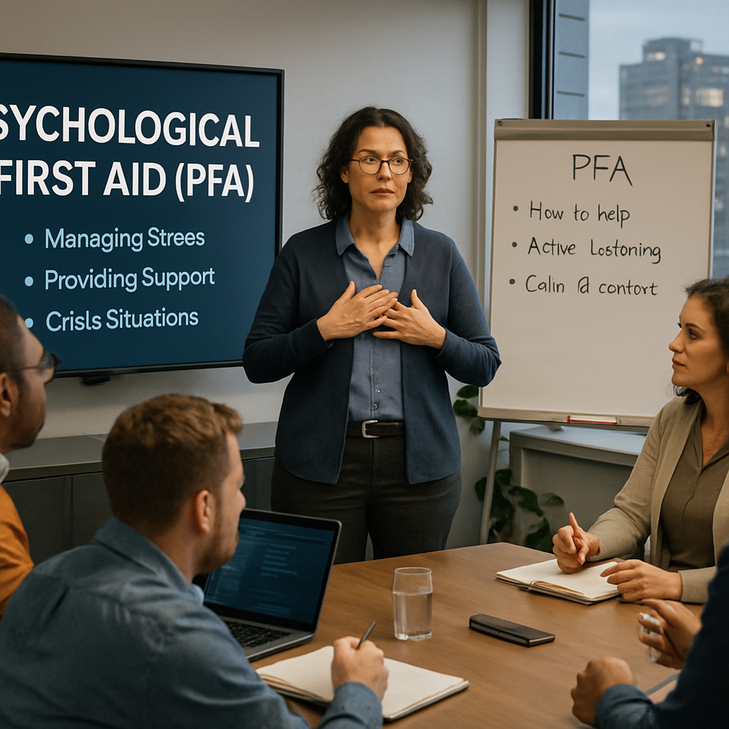 Psychological First Aid – A Skill Needed in Resilience